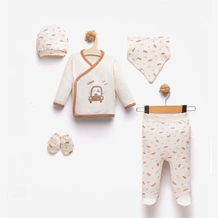 ERKEK BEBEK 3/6 AY 5Lİ SET 