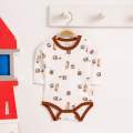 UNISEX HONEY BEAR THEME UZUNKOLLU BADİ 0-18 AY 