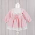 KIZ BEBEK 6-24 AY FİYONKLU ELBİSE 