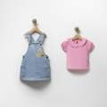 GIRL 18-36 MONTH DRES AND T-SHIRT SET