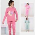 MOON NİGHT KIZ ÇOCUK PİJAMA 1-5 YAŞ - AÇIK PEMBE