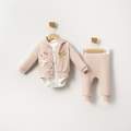 KIZ BEBEK 9-24 AY ZIBINLI 3LÜ TAKIM -