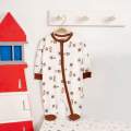 UNISEX HONEY BEAR THEME FERMUARLI PATİKLİ TULUM 0-9 AY -