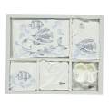 BALIKLI 10  LU NEWBORN BABY SET - MAVİ