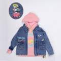KIZ BASKILI KOT CEKET SWEATSHİRT 
