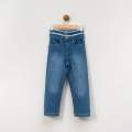 KIZ ÇOCUK 5-8 YAŞ BELİ GÜPÜRLÜ PANTOLON -
