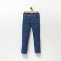 KIZ 8-12 YAŞ KALP BASKILI PANTOLON - KOT
